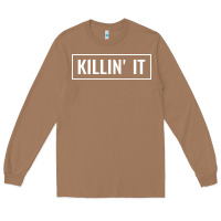 Toasted Coconut killin' it t Long Sleeve Tee - linhVisuals