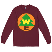 Burgundy wilderness explorers Long Sleeve Tee - linhVisuals
