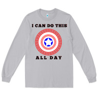 Moon Dust i can do this all day graphic mens & womens t shirt Long Sleeve Tee - linhVisuals