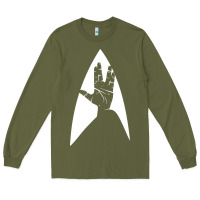 Army Green live long and prosper Long Sleeve Tee - linhVisuals