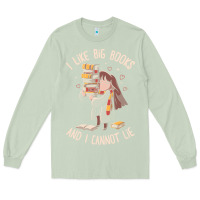 Matcha i like big books Long Sleeve Tee - linhVisuals