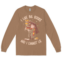 Toasted Coconut i like big books Long Sleeve Tee - linhVisuals