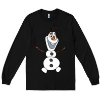 Black olaf Long Sleeve Tee - linhVisuals