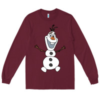 Burgundy olaf Long Sleeve Tee - linhVisuals