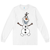 White olaf Long Sleeve Tee - linhVisuals