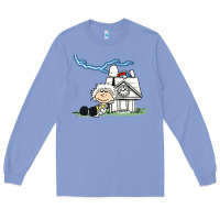 Colony Blue back to the peanuts Long Sleeve Tee - linhVisuals