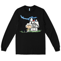 Black back to the peanuts Long Sleeve Tee - linhVisuals