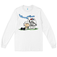 White back to the peanuts Long Sleeve Tee - linhVisuals