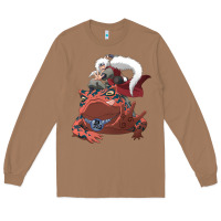 Toasted Coconut jiraiya gamabunta Long Sleeve Tee - linhVisuals