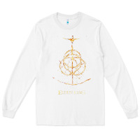White eldenring Long Sleeve Tee - linhVisuals
