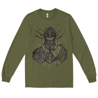 Army Green eldenring Long Sleeve Tee - linhVisuals