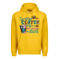 Lemon i pretend coffee helps but i'm still a bitch Premium Hoodie - Artiststas