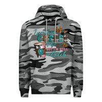 Slate Camo i pretend coffee helps but i'm still a bitch Premium Hoodie - Artiststas
