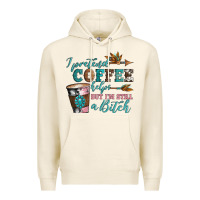Tofu i pretend coffee helps but i'm still a bitch Premium Hoodie - Artiststas