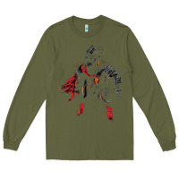 Army Green eldenring Long Sleeve Tee - linhVisuals