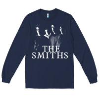 Navy Best THE SMITHS Music Long Sleeve Tee - linhVisuals