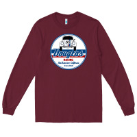 Burgundy douglas racing Long Sleeve Tee - linhVisuals