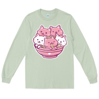 Matcha kawaii cat ramen   cute gift Long Sleeve Tee - linhVisuals