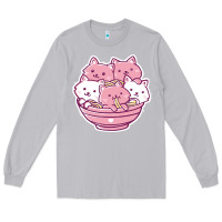 Moon Dust kawaii cat ramen   cute gift Long Sleeve Tee - linhVisuals
