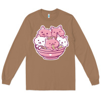 Toasted Coconut kawaii cat ramen   cute gift Long Sleeve Tee - linhVisuals