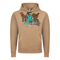 Vintage Coffee Hair Hustler Vintage Hoodie - SublimationCraftShop