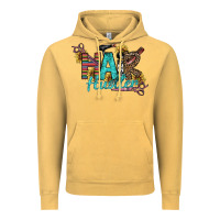 Vintage Mustard Hair Hustler Vintage Hoodie - SublimationCraftShop