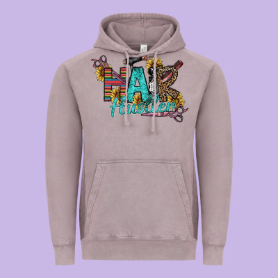Hair Hustler Vintage Hoodie Designed By Sublimationcraftshop