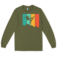 Army Green snowboarding gift t  shirt snowboard tshirt for a snowboarder t  shirt Long Sleeve Tee - linhVisuals
