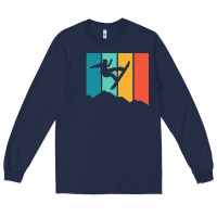Navy snowboarding gift t  shirt snowboard tshirt for a snowboarder t  shirt Long Sleeve Tee - linhVisuals