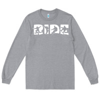 Heather Grey ride snowboard snowboarding Long Sleeve Tee - linhVisuals