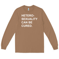 Toasted Coconut newheterosexuality can be cured Long Sleeve Tee - linhVisuals