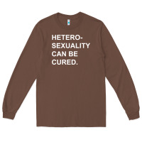 Chestnut newheterosexuality can be cured Long Sleeve Tee - linhVisuals