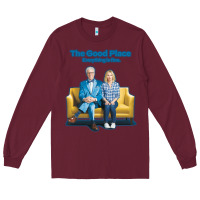 Burgundy the good place Long Sleeve Tee - linhVisuals