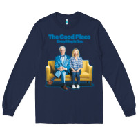 Navy the good place Long Sleeve Tee - linhVisuals