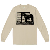 Mushroom beautiful jim key  performing horse Long Sleeve Tee - linhVisuals