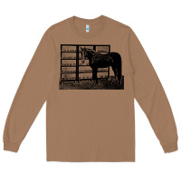 Toasted Coconut beautiful jim key  performing horse Long Sleeve Tee - linhVisuals