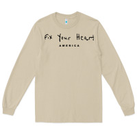 Mushroom Fix your heart america Long Sleeve Tee - linhVisuals