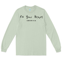 Matcha Fix your heart america Long Sleeve Tee - linhVisuals