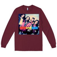 Burgundy Color Me Badd Long Sleeve Tee - linhVisuals
