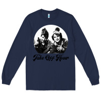 Navy take off hoser Long Sleeve Tee - linhVisuals