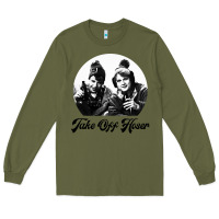 Army Green take off hoser Long Sleeve Tee - linhVisuals
