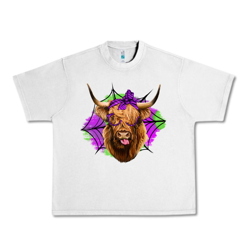 Halloween Highland Cow Urban Heavy Tee by Jasminsmagicworld | Teevron