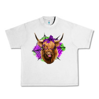 Lunar Rock halloween highland cow Urban Heavy Tee - Jasminsmagicworld