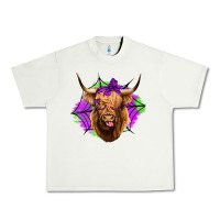 Pistachio halloween highland cow Urban Heavy Tee - Jasminsmagicworld