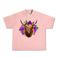 Salmon halloween highland cow Urban Heavy Tee - Jasminsmagicworld