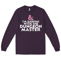 Plum I'm sleeping with the dungeon master Long Sleeve Tee - linhVisuals