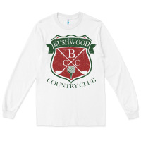 White bushwood country club Long Sleeve Tee - linhVisuals