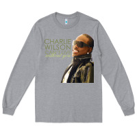 Heather Grey Charlie Wilson Long Sleeve Tee - linhVisuals