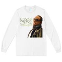 White Charlie Wilson Long Sleeve Tee - linhVisuals