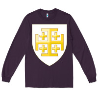 Plum arms of the kingdom of jerusalem Long Sleeve Tee - linhVisuals